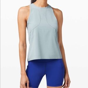 NWOT Lululemon Find Your Pace Tank Blue Cast